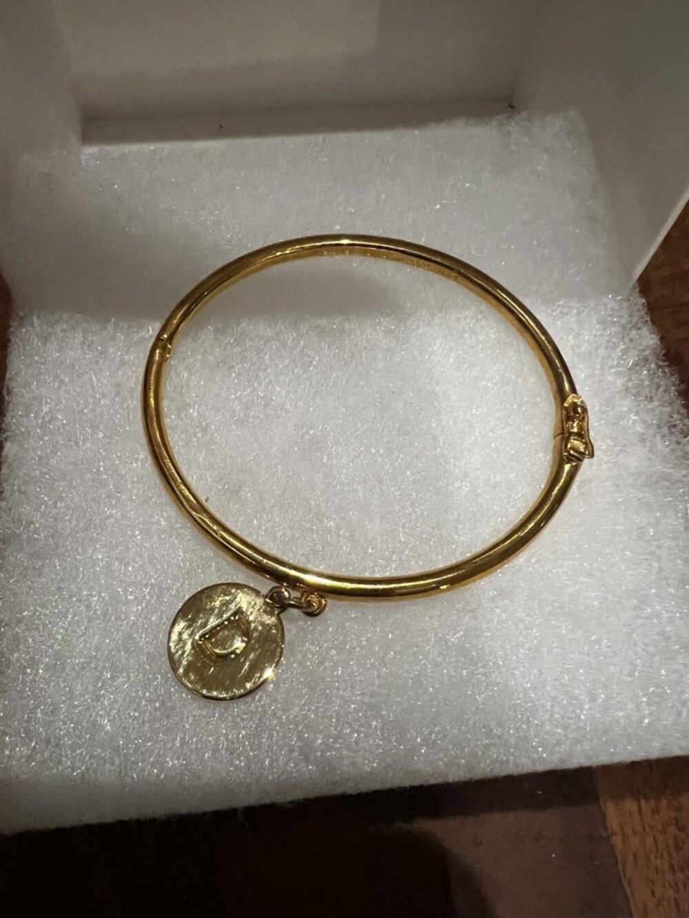 Kate Spade Gold Plated Letter D One In a Million Bracelet Magnetic